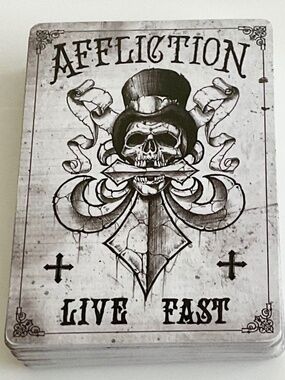 Affliction Poker Cards NEW